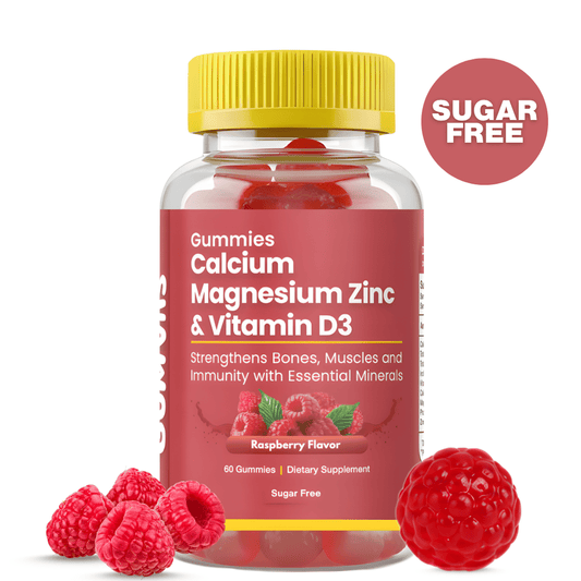 Gumvits Calcium Magnesium Zinc & Vitamin D3 Gummies