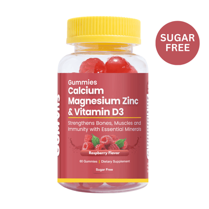 Gumvits Calcium Magnesium Zinc & Vitamin D3 Gummies