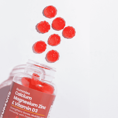 Gumvits Calcium Magnesium Zinc & Vitamin D3 Gummies Top Shot