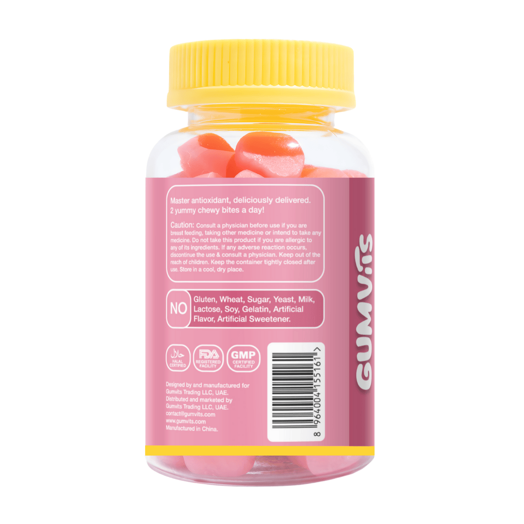 Gumvits Glutathione + Collagen Gummies Details
