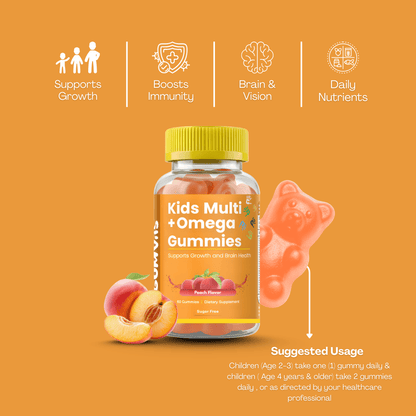 Gumvits Kids Multi + Omega Gummies Benefits