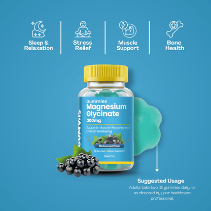 Gumvits Magnesium Glycinate Gummies Benefits