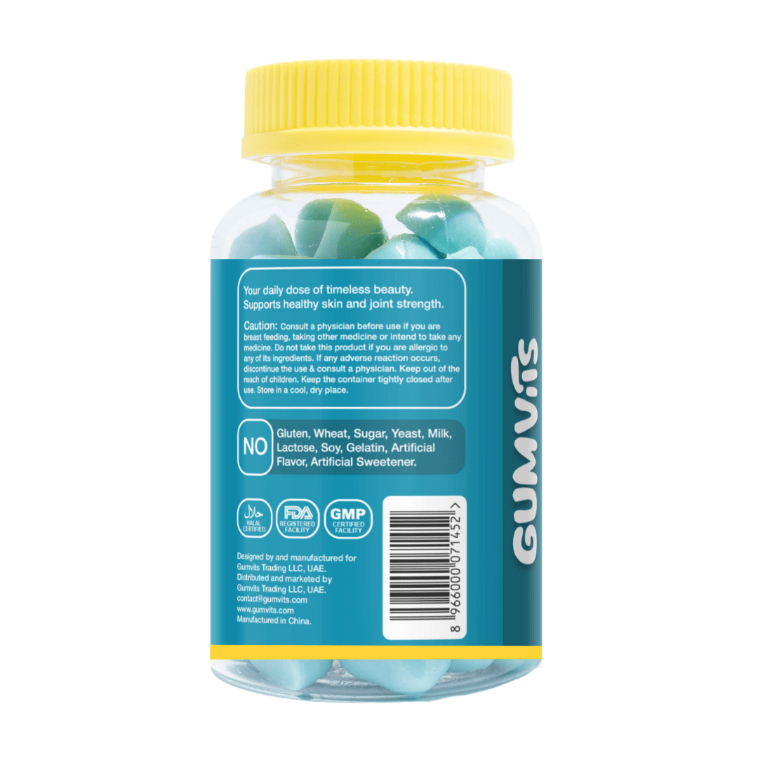 Gumvits Marine Collagen with Biotin & Vitamin C Gummies Details
