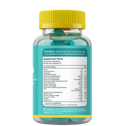 Gumvits Men's Multi Gummies Supplement Facts