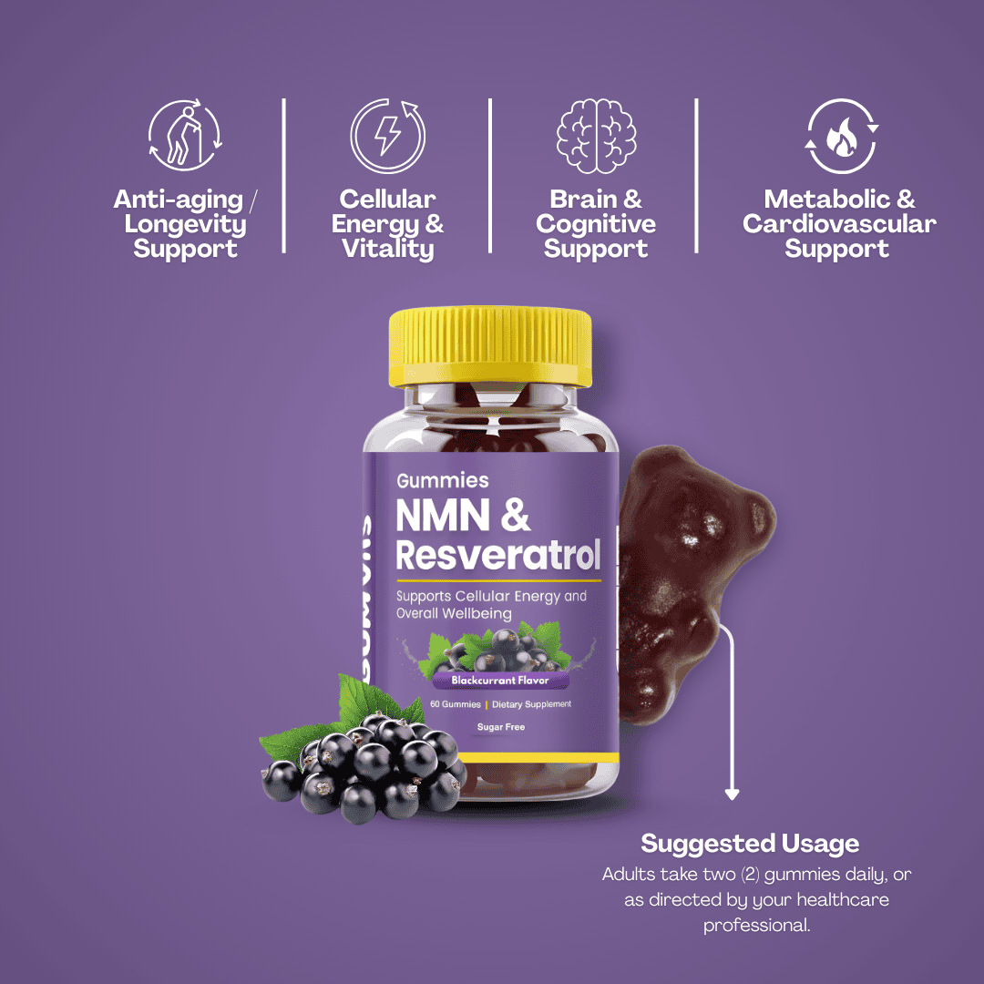 Gumvits NMN & Resveratrol Gummies Benefits