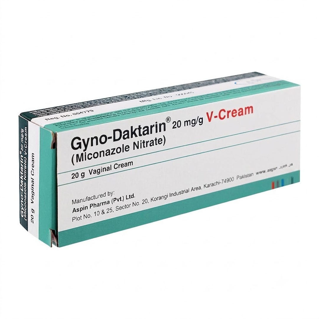 Gyno-Daktarin (Miconazole Nitrate) 20mg/g Vaginal Cream - Aspin Pharma