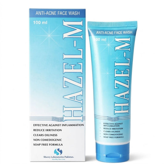 Hazel-M Anti-Acne Face Wash, 100 ml - Trasers