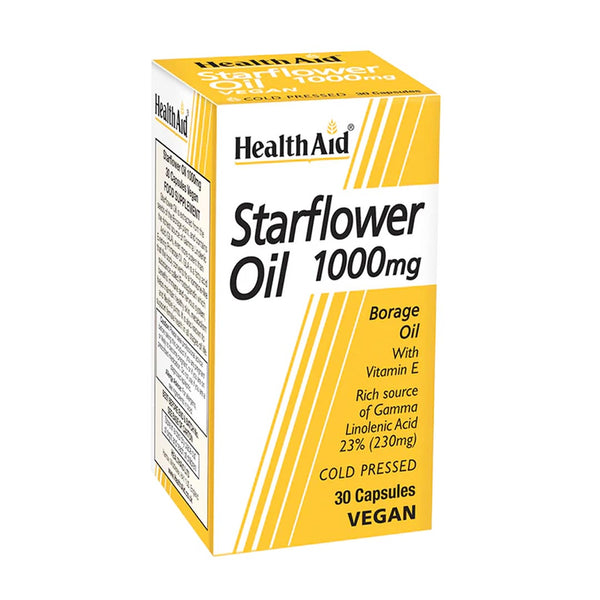 HealthAid Starflower Oil 1000mg, 30 Ct