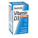 HealthAid Vitamin D3 10,000 IU, 30 Ct