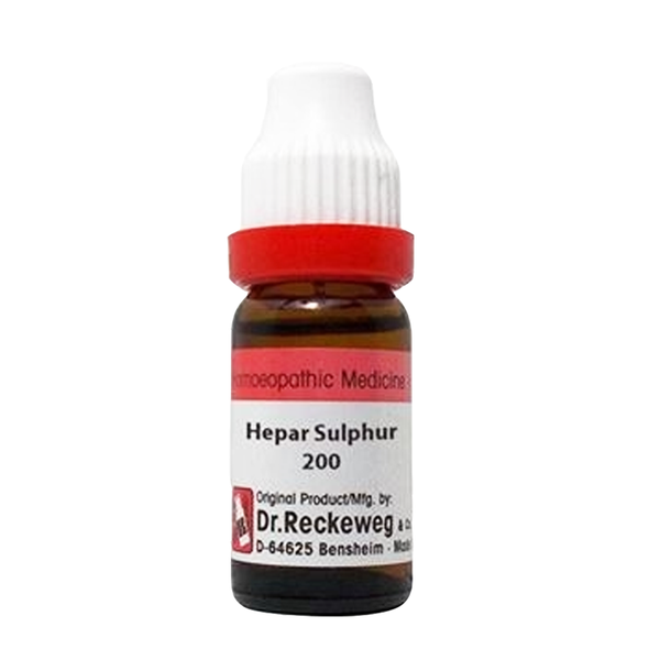 Hepar Sulphuris 200, 11ml - Dr. Reckeweg