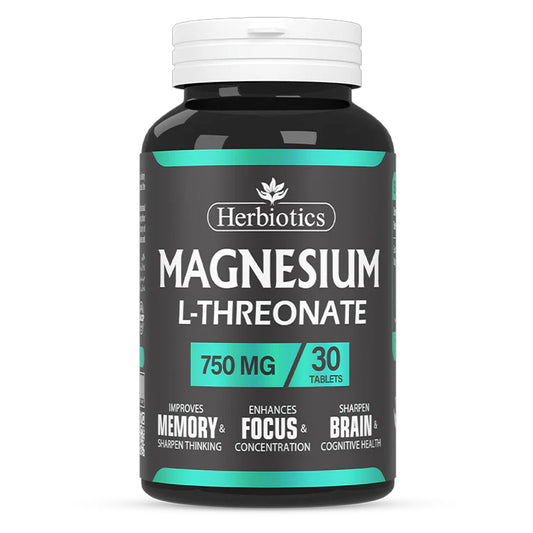 Herbiotics Magnesium L-Threonate 750mg, 30 Ct