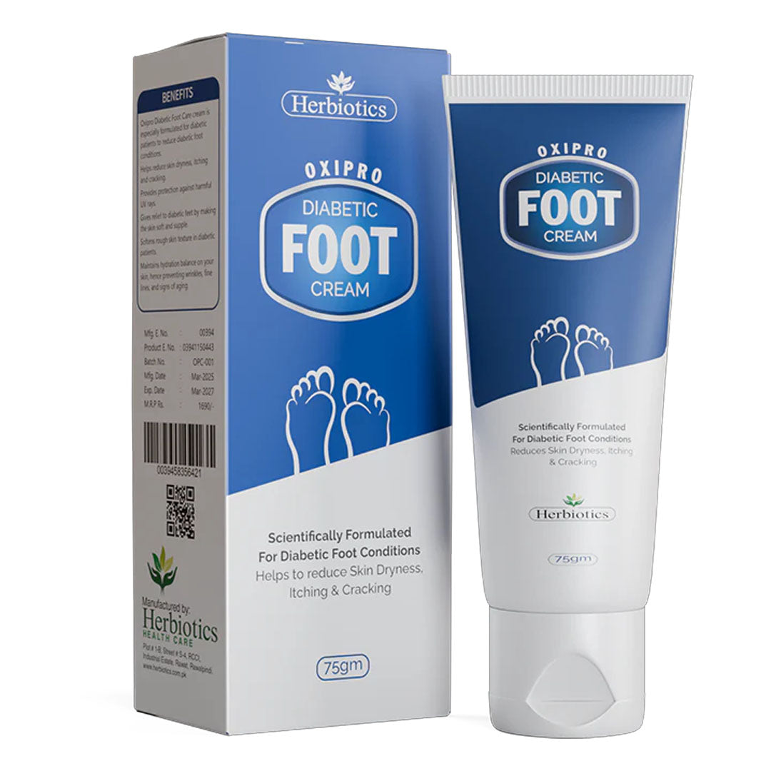 Herbiotics Oxipro Diabetic Foot Cream, 75g