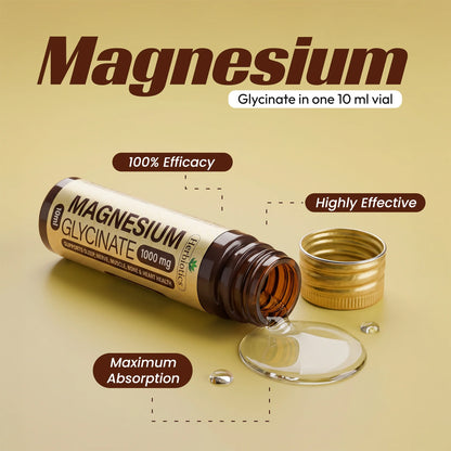 Herbiotics Magnesium Glycinate 1000mg Liquid Shots, 15 Ct