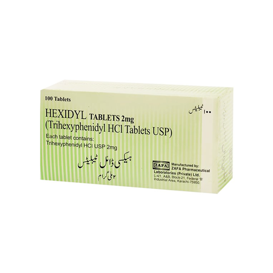 Hexidyl 2mg Tablets, 100 Ct - Zafa