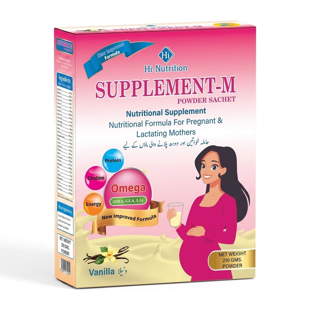 Hi-Nutrition Supplement-M Nutritional Formula for Pregnant & Lactating Mothers