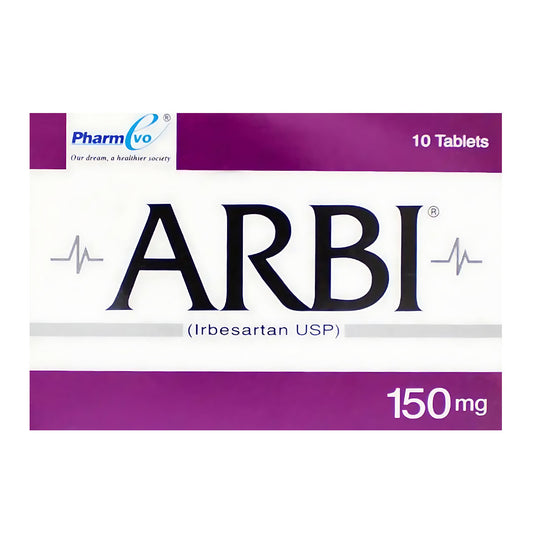 Arbi (Irbesartan) 150mg, 10 Ct - PharmEvo
