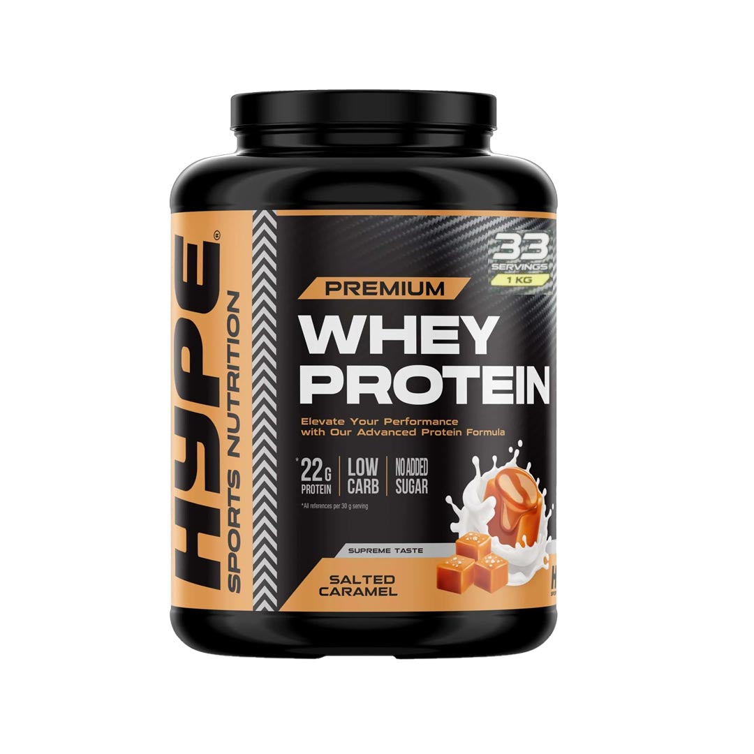 Warrior Whey Proteine In Polvere 1kg - Gusto Salted Caramel - 36g Di Proteine Per Porzione, Basso Zucchero E Carboidrati, Ideale Per Frullati Post-Allenamento