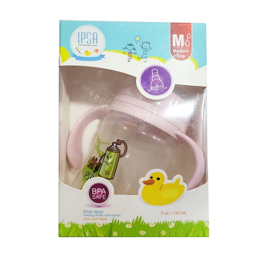 IPSA Wide Neck Feeder Bottle, 180ml