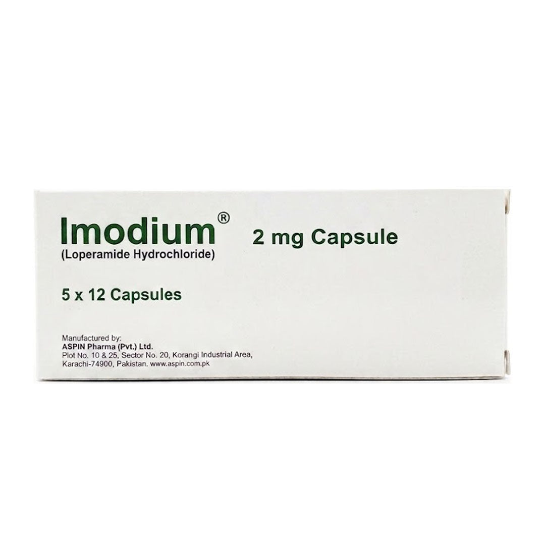 Imodium (Loperamide Hydrochloride) 2mg, 60 Ct - Aspin Pharma