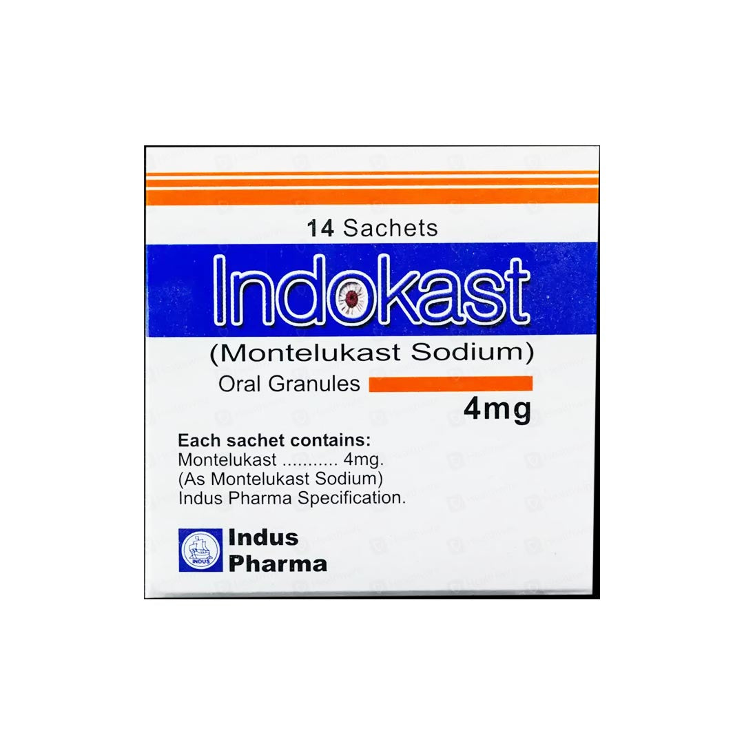 Indokast Sachets 4mg_14 Ct-Indus Pharma