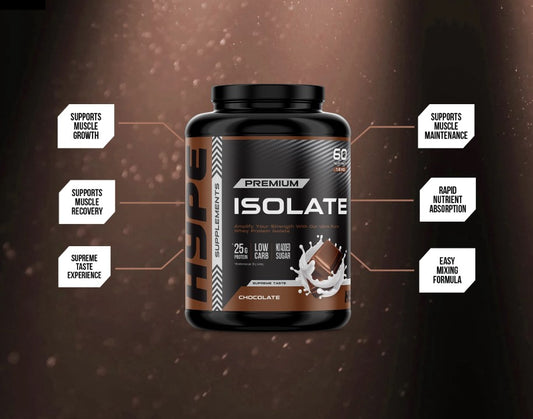 Hype Premium Whey Protein Isolate (Chocolate), 1.8 kg