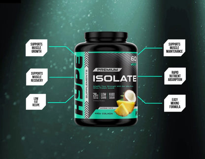 Hype Premium Whey Protein Isolate (Pina Colada), 1.8 Kg