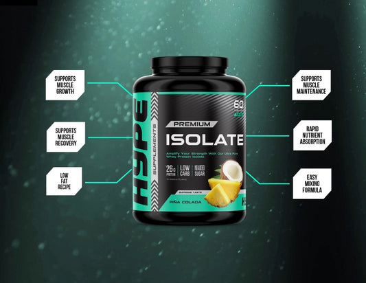 Hype Premium Whey Protein Isolate (Pina Colada), 1.8 Kg