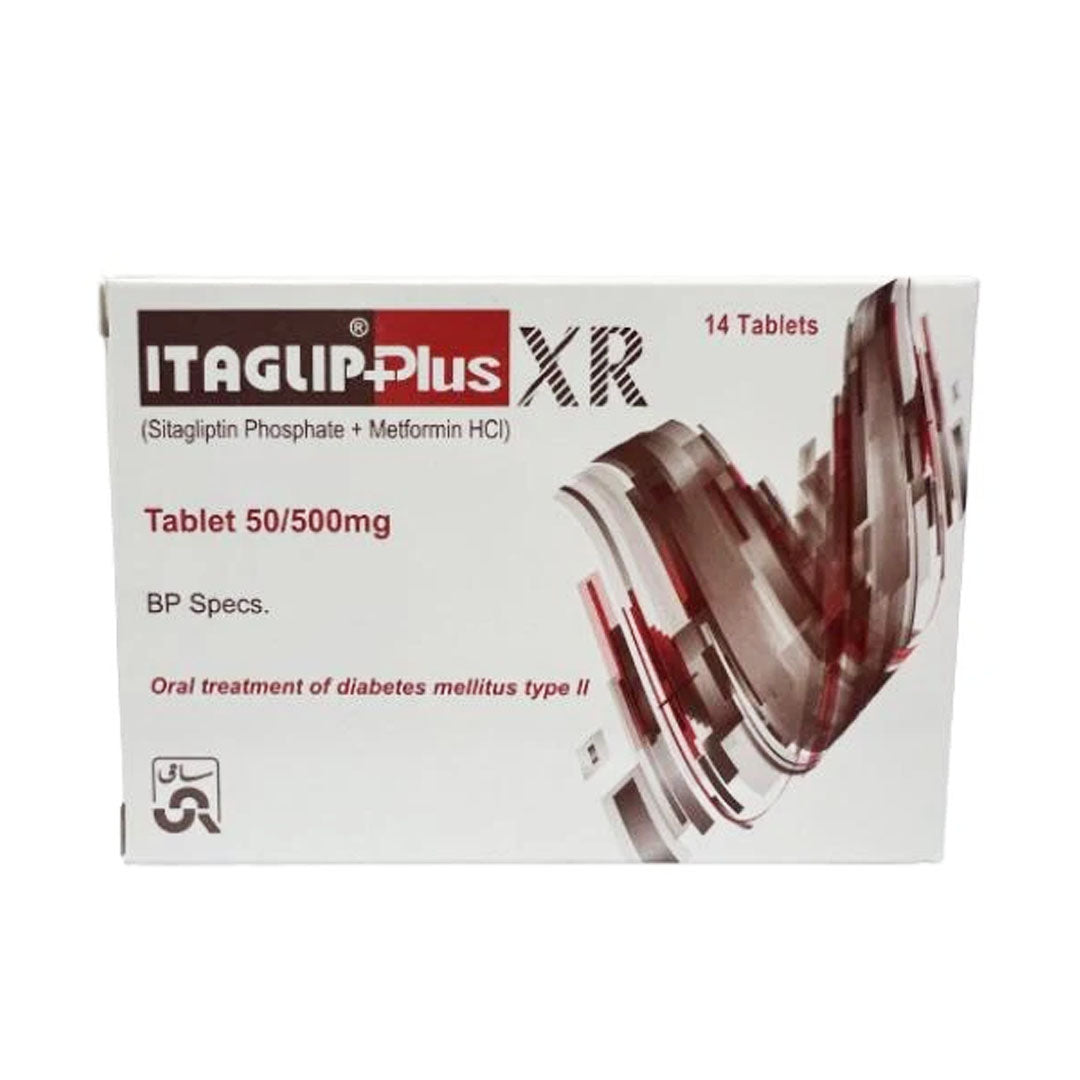 Itaglip Plus XR (Sitagliptin/Metformin) 50/500mg, 14 Ct - Sami Pharma