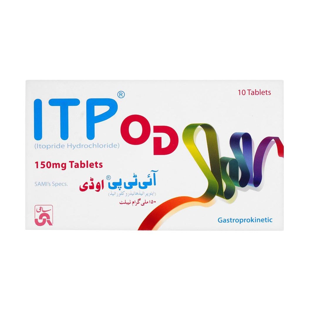 Itpod Buy Sami Pharma Itp Od 150mg, 10 Ct Online in Pakistan | My Vitamin Store