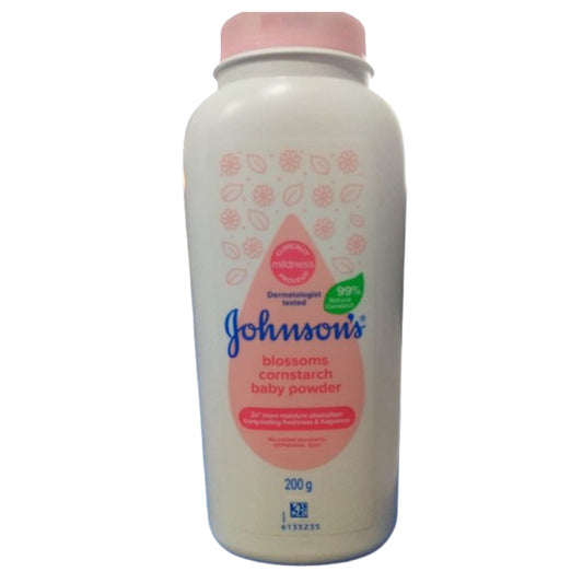 Johnson's Blossoms Cornstarch Baby Powder, 200g