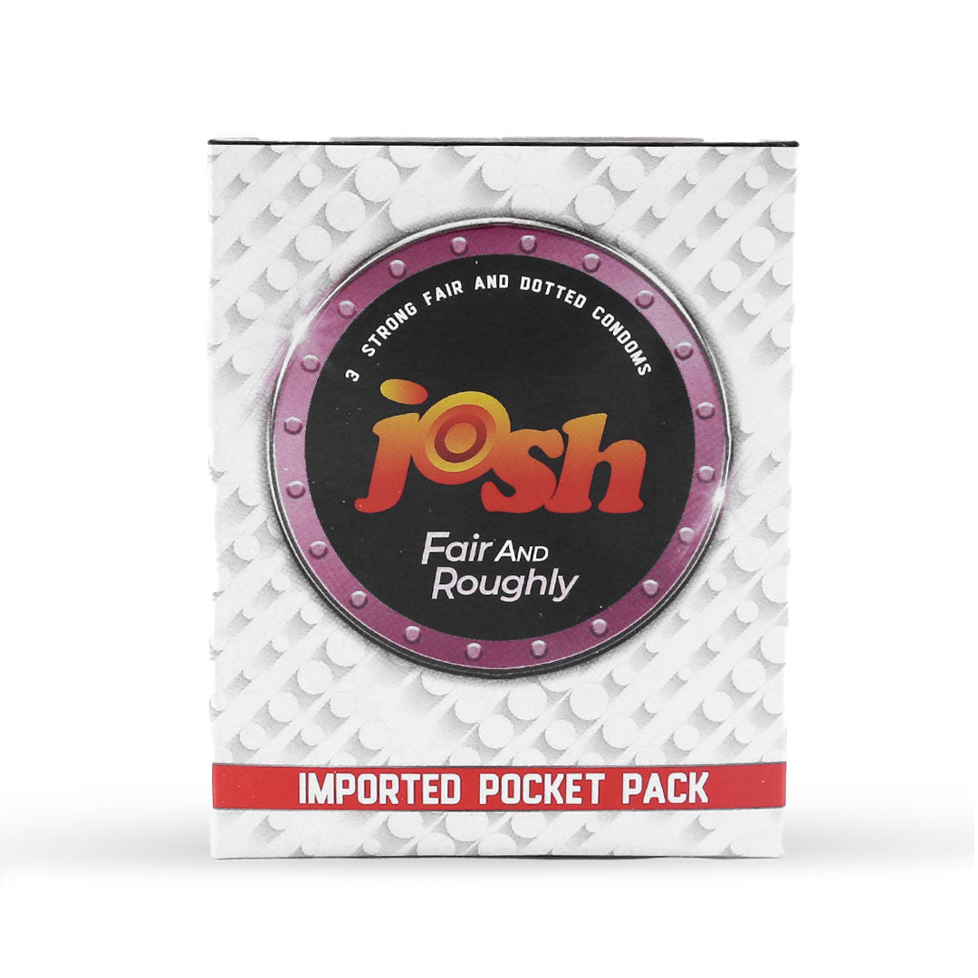 Josh Fair And Roughly Condoms Pocket Pack, 3 Ct
