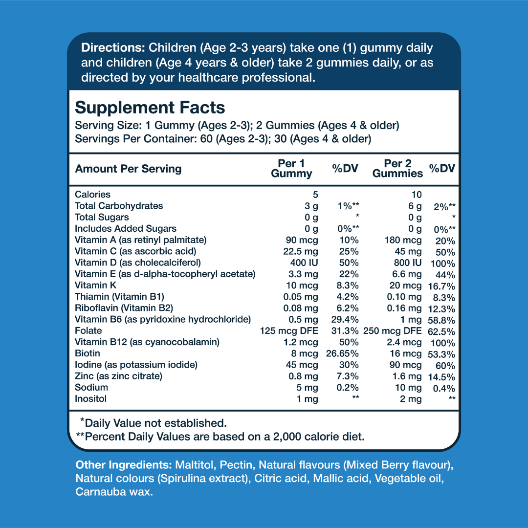 Gumvits Kids Multi Gummies, 60 Ct