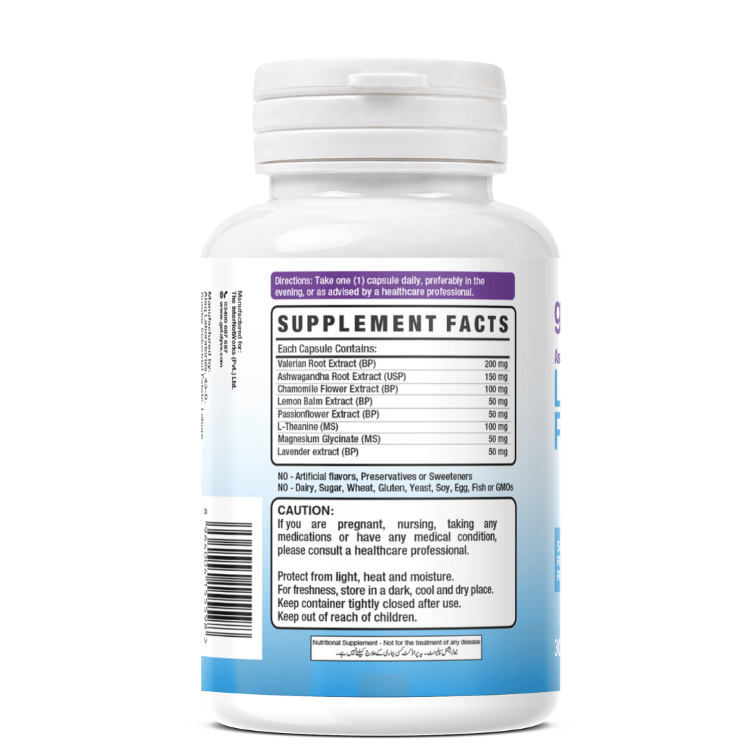 Get Alyve L-Theanine with Valerian & Magnesium, 30 Ct