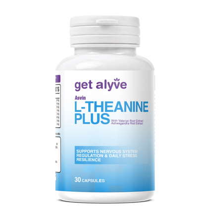 Get Alyve L-Theanine with Valerian & Magnesium, 30 Ct