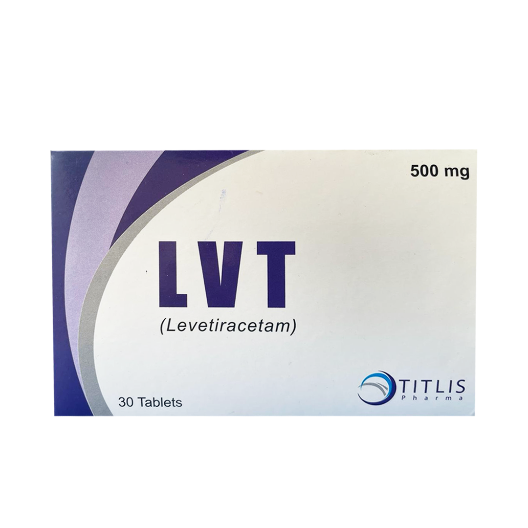 LVT (levetiracetam) 500mg, 30 Ct - Titlis