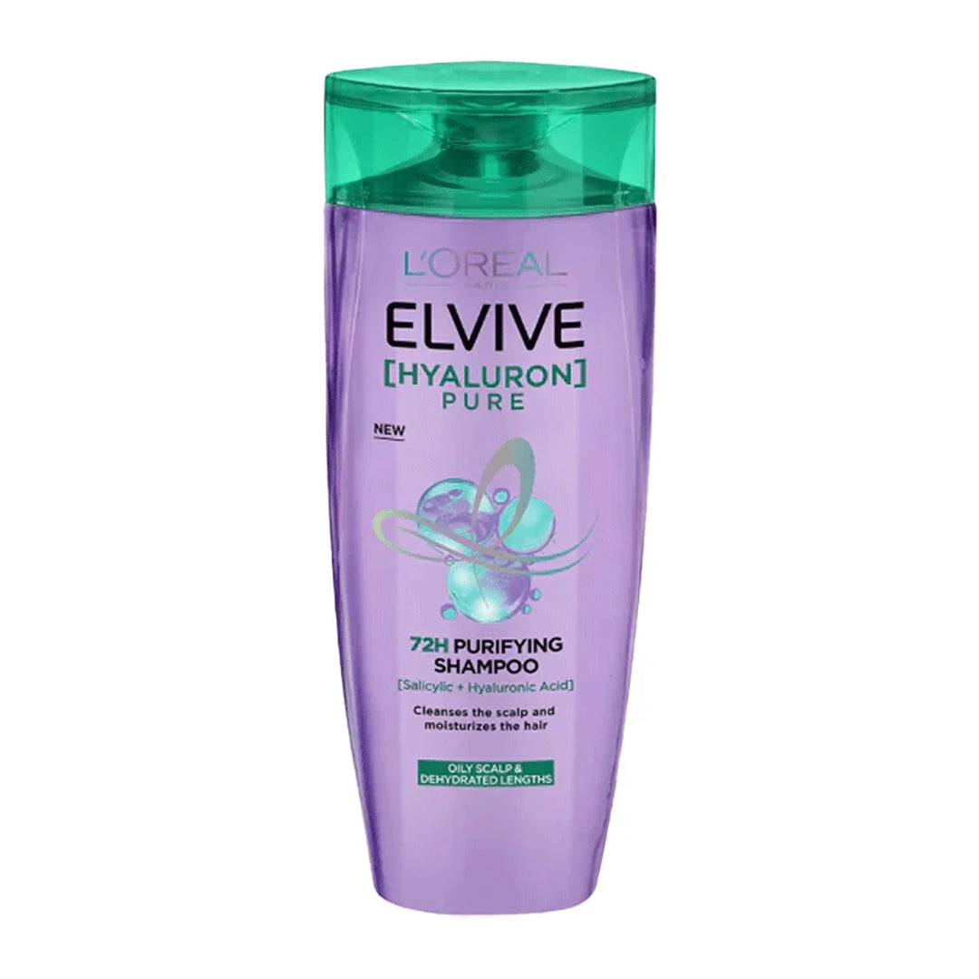 L'Oreal Paris Elvive Hyaluron Pure Purifying Shampoo, 175 ml