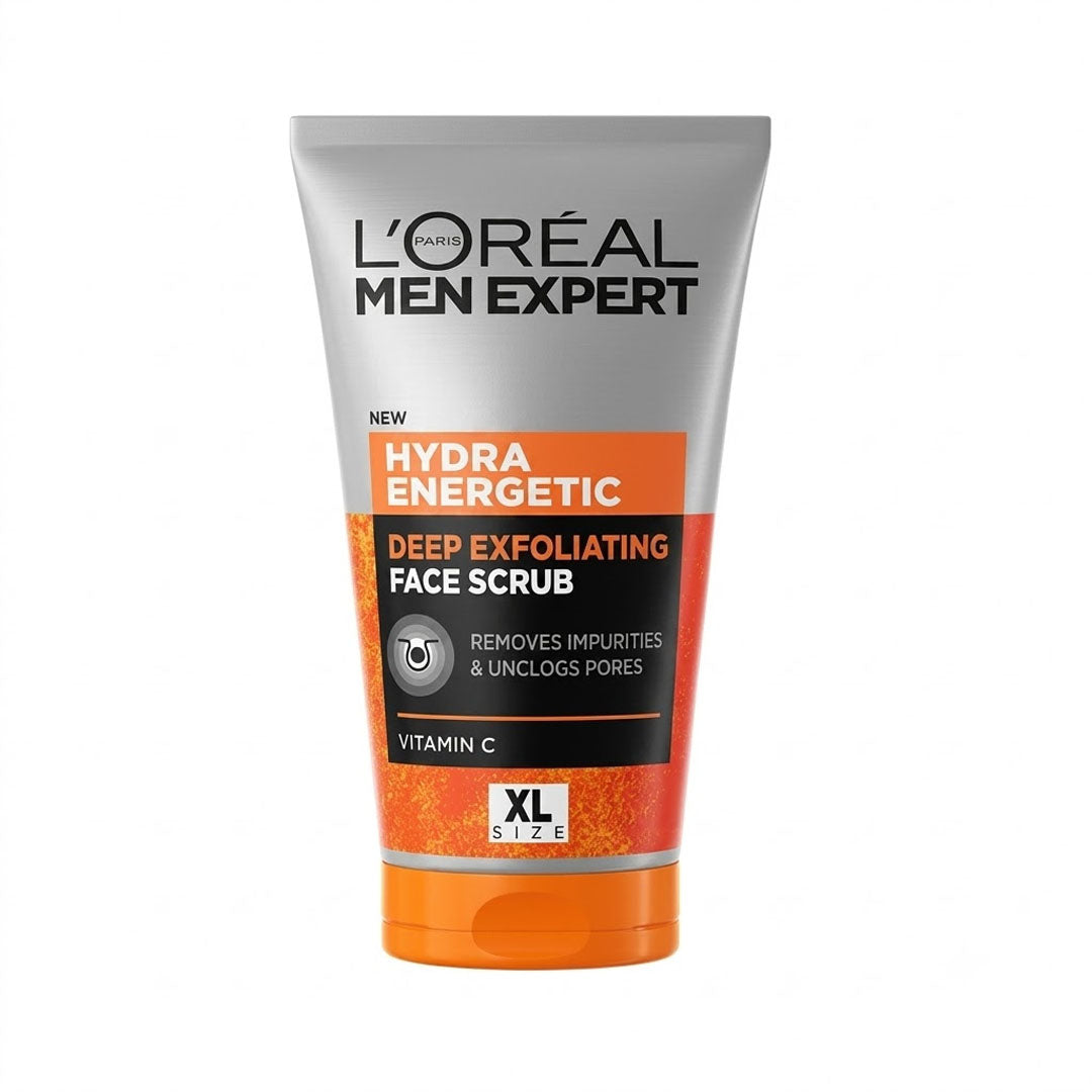 L'Oreal Paris Men Expert Hydra Energetic Deep Exfoliating Face Scrub, 150ml