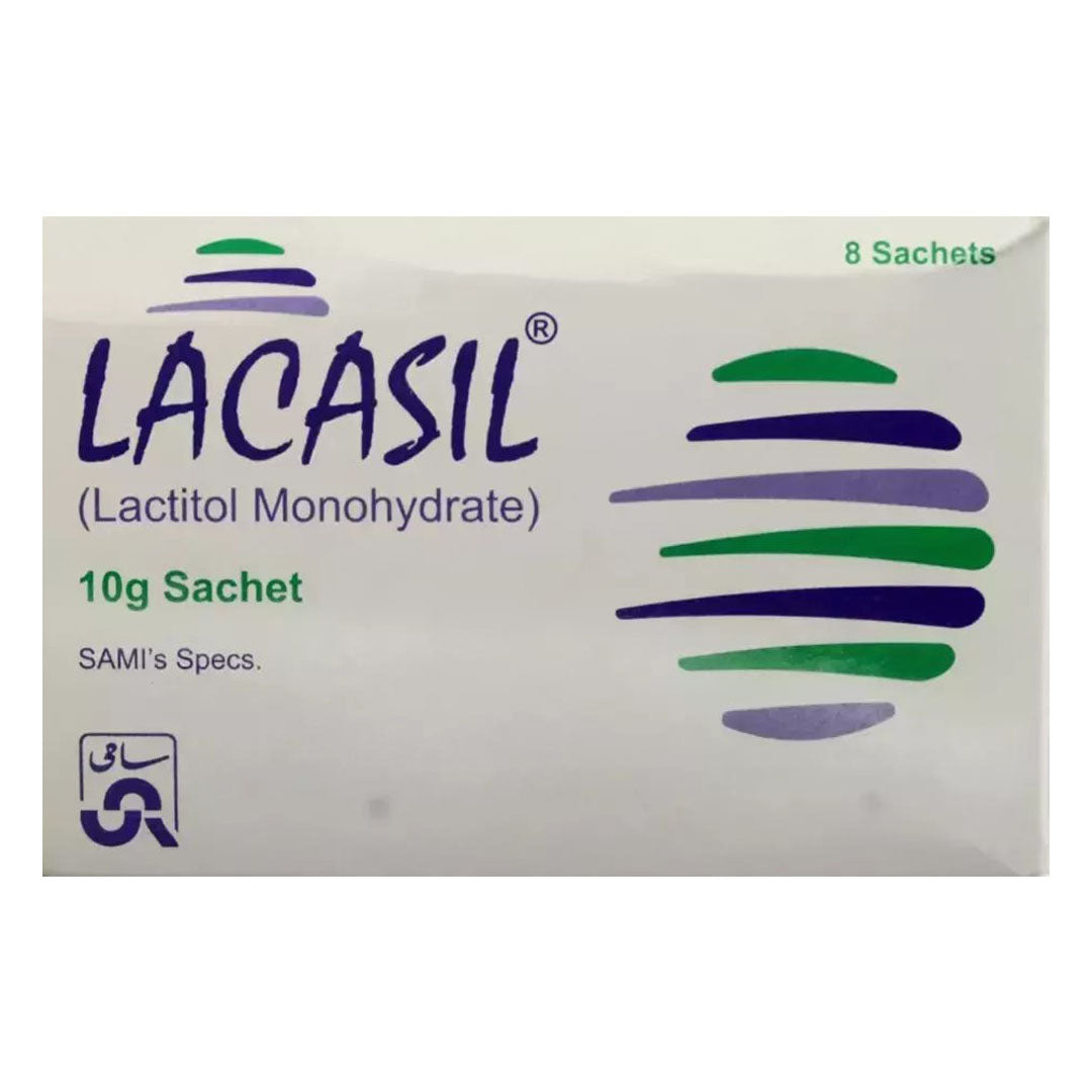 Lacasil (Lactitol) 10g Sachet, 8 Ct - Sami Pharma
