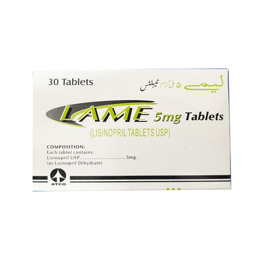 Lame Tablets 5mg, 30 Ct - ATCO