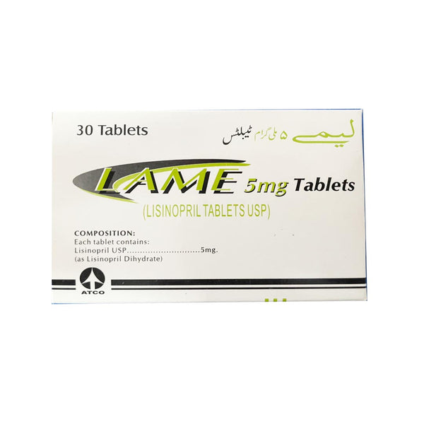 Lame Tablets 5mg, 30 Ct - ATCO