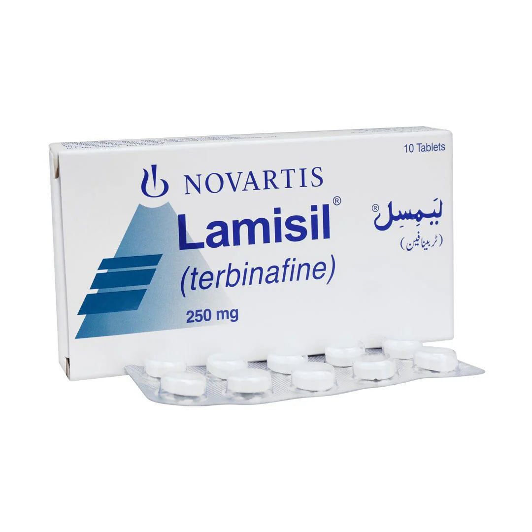 Lamisil (Terbinafine) 250 mg, 10 Ct - Novartis