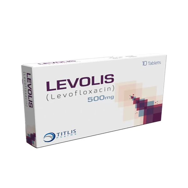 Levolis (Levofloxacin) 500mg, 10 Ct - Titlis