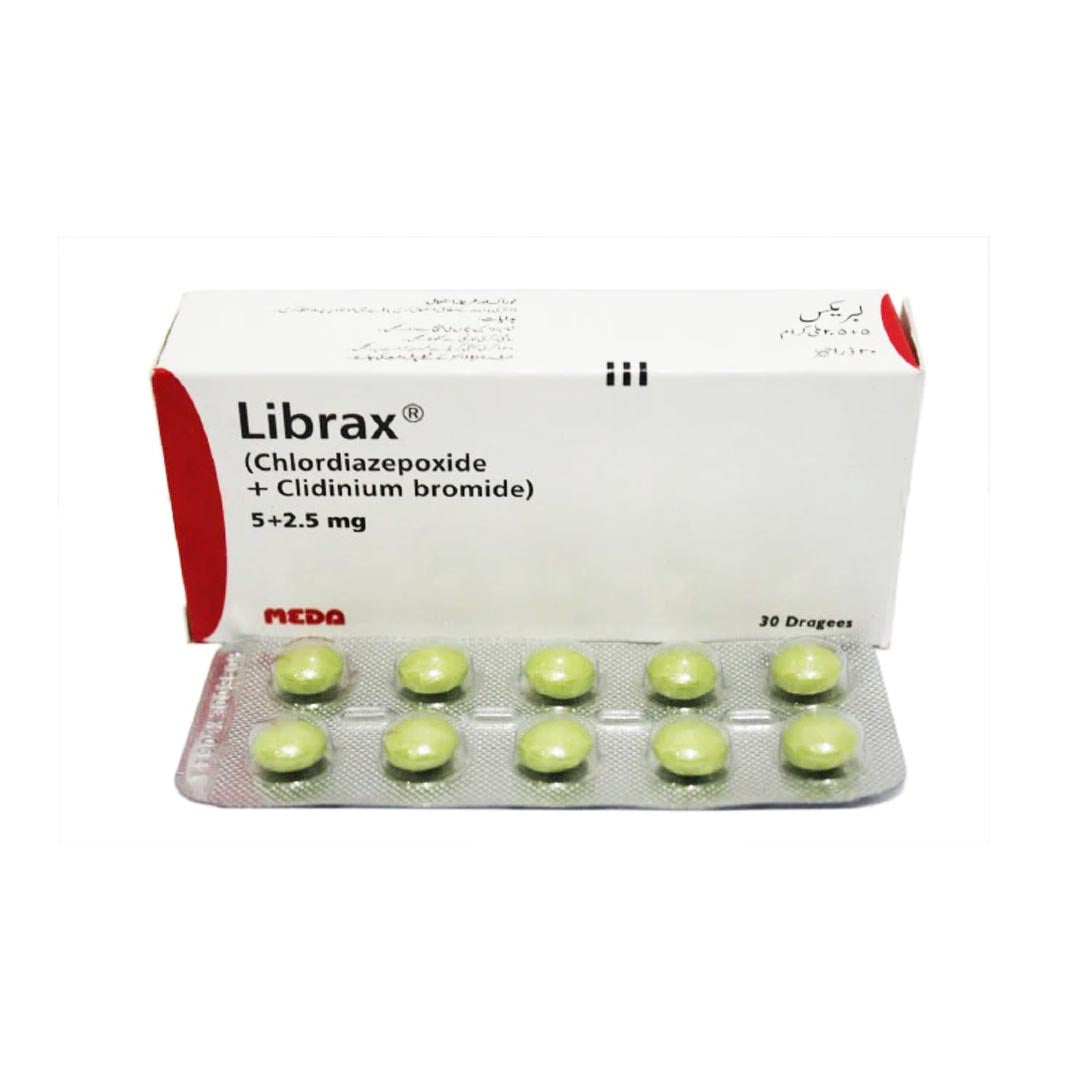 Martin Dow Librax (Chlordiazepoxide/Clindinium) 5/2.5mg, 50 Ct Online ...