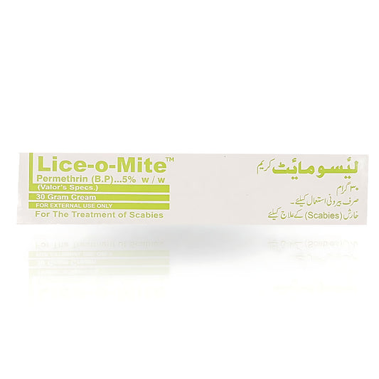 Lice-o-Mite (Permethrin) 5% Cream, 30 g - Valor Pharma