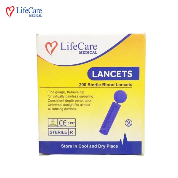 Life Care Sterile Blood Lancets, 200 Ct