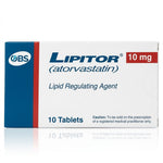 Lipitor (Atorvastatin) 10mg, 10 Ct - OBS Pharma