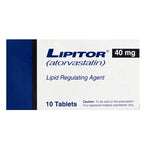 Lipitor (Atorvastatin) 40 mg, 10 Ct - OBS Pharma