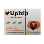 Lipizip Omega-3 Softgel Capsules, 20 Ct - RG Pharmaceutica