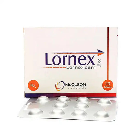 Lornex (Lornoxicam) 8mg, 20 Ct - Mcolson