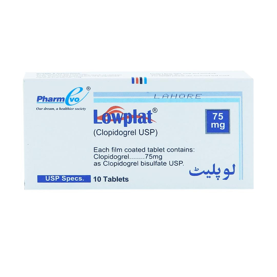 Lowplat Tablets 75mg, 10 Ct - PharmEvo